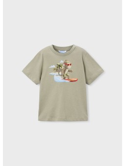 MAYORAL T-SHIRT KOSZULKA NA KRÓTKI RĘKAW DLA CHŁOPCA PRINT NADRUK 3077/83