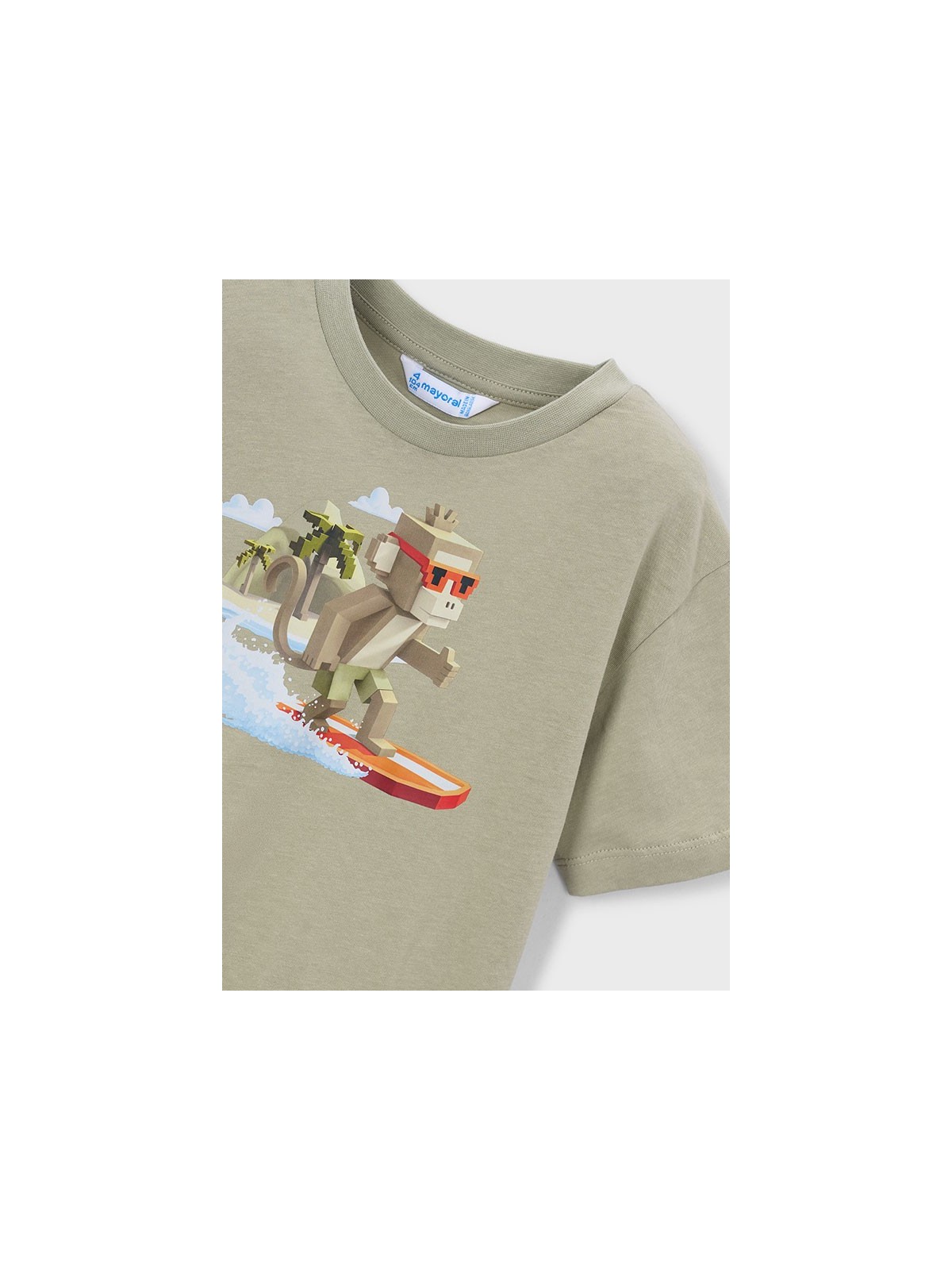MAYORAL T-SHIRT KOSZULKA NA KRÓTKI RĘKAW DLA CHŁOPCA PRINT NADRUK 3077/83