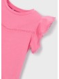 MAYORAL BLUZKA T-SHIRT KOSZULKA DLA DZIEWCZYNKI RÓZ 3008/73