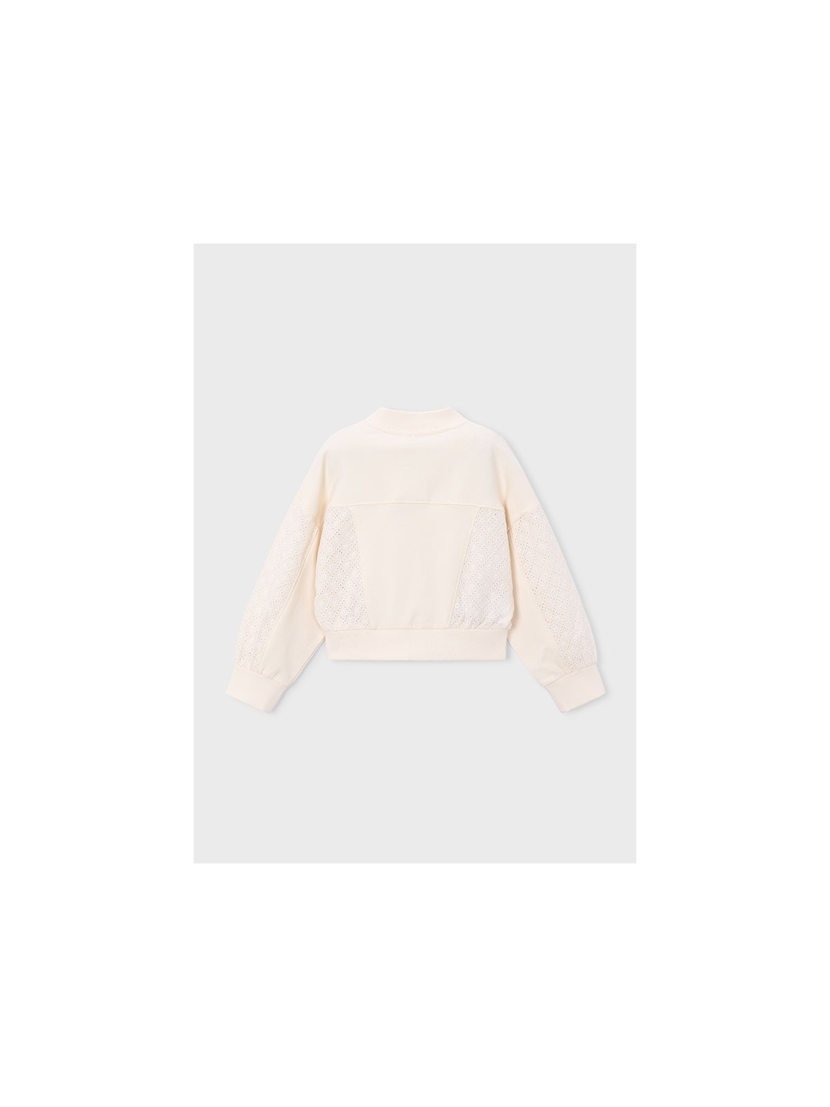 MAYORAL BLUZA  ROZPINANA DLA DZIEWCZYNKI  KREM 3456/36