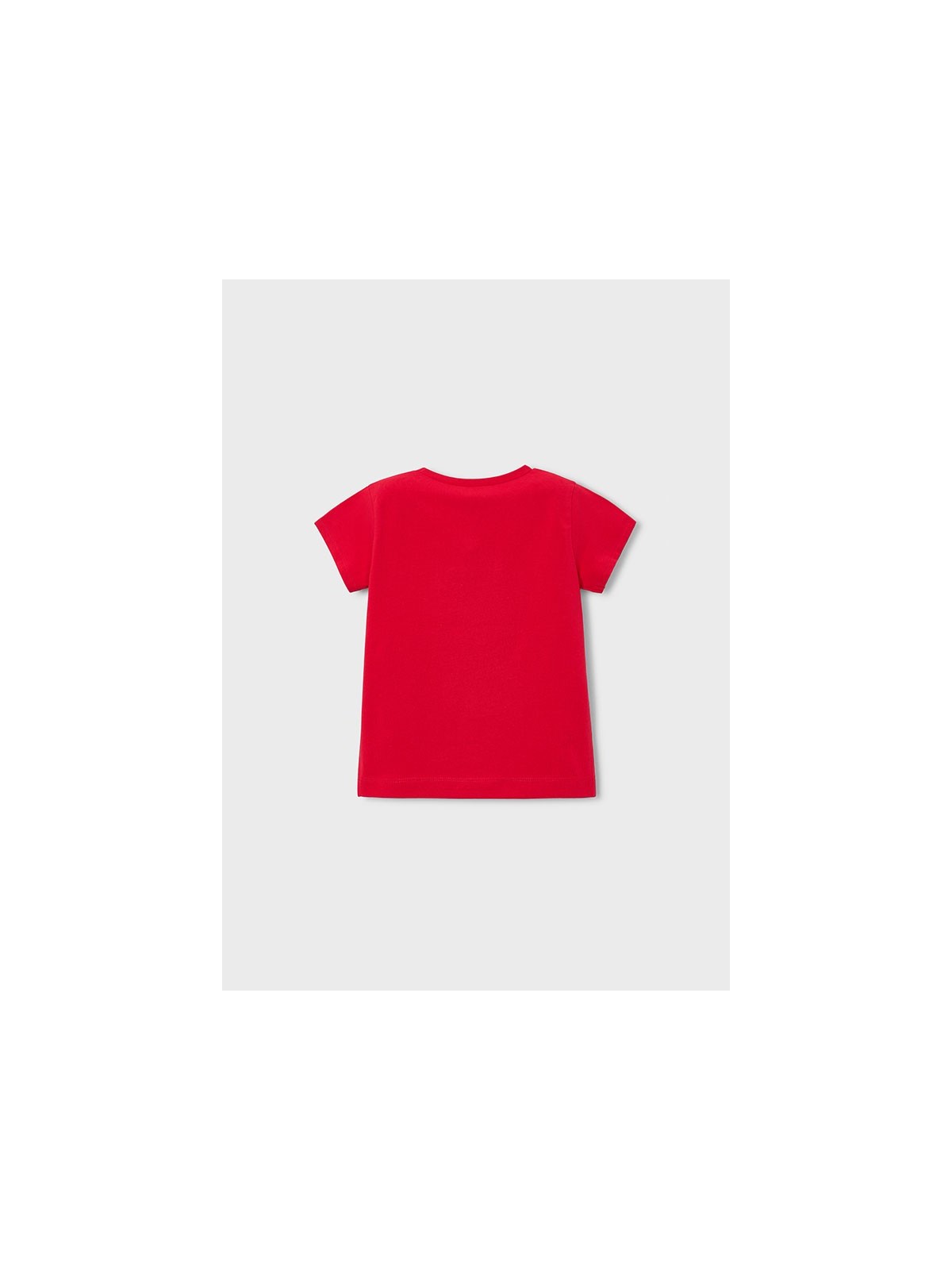 MAYORAL KOSZULKA T-SHIRT BLUZKA NA KRÓTKI RĘKAW DLA DZIEWCZYNKI CZERWONY 174/63