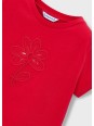 MAYORAL KOSZULKA T-SHIRT BLUZKA NA KRÓTKI RĘKAW DLA DZIEWCZYNKI CZERWONY 174/63