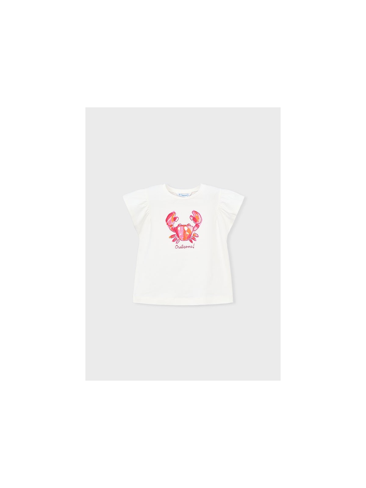 MAYORAL BLUZKA T-SHIRT KOSZULKA NA KRÓTKI RĘKAWEK  DLA DZIEWCZYNKI KRAB 3007/82