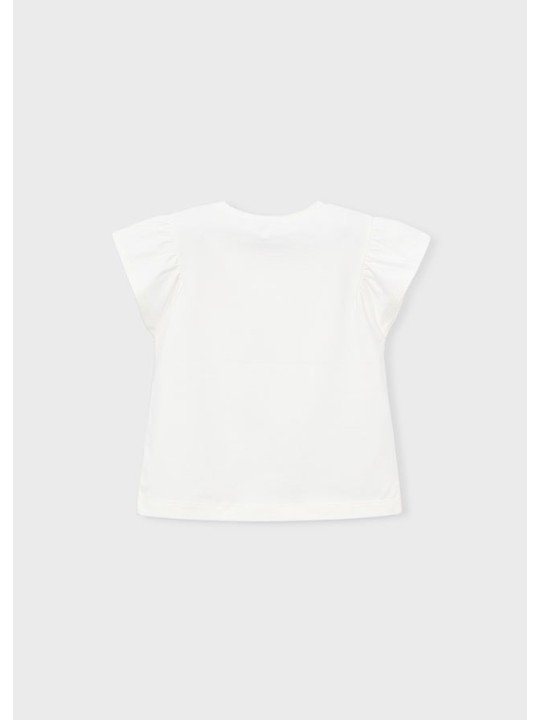 MAYORAL BLUZKA T-SHIRT KOSZULKA NA KRÓTKI RĘKAWEK  DLA DZIEWCZYNKI KRAB 3007/82
