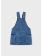 MAYORAL SUKIENKA JEANS OGRODNICZKA DLA DZIEWCZYNKI 3910/78