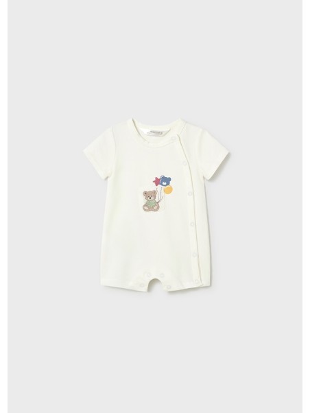MAYORAL NEWBORN RAMPERS PAJAC DLA NIEMOWLĘCIA KREMOWY Z MISIEM 1719
