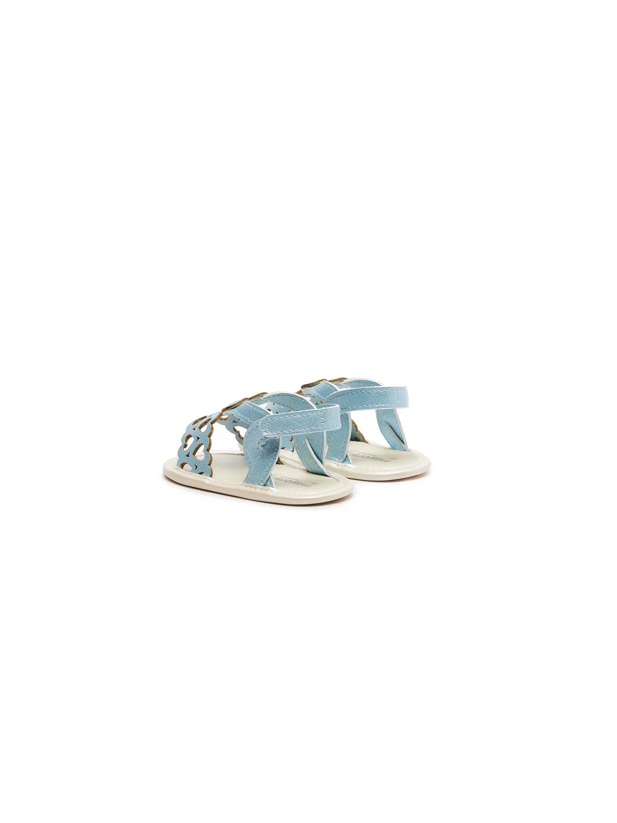 MAYORAL NEWBORN BUTY BUCIKI NIECHODKI DLA DZIEWCZYNKI SANDAŁKI BŁĘKIT 9745