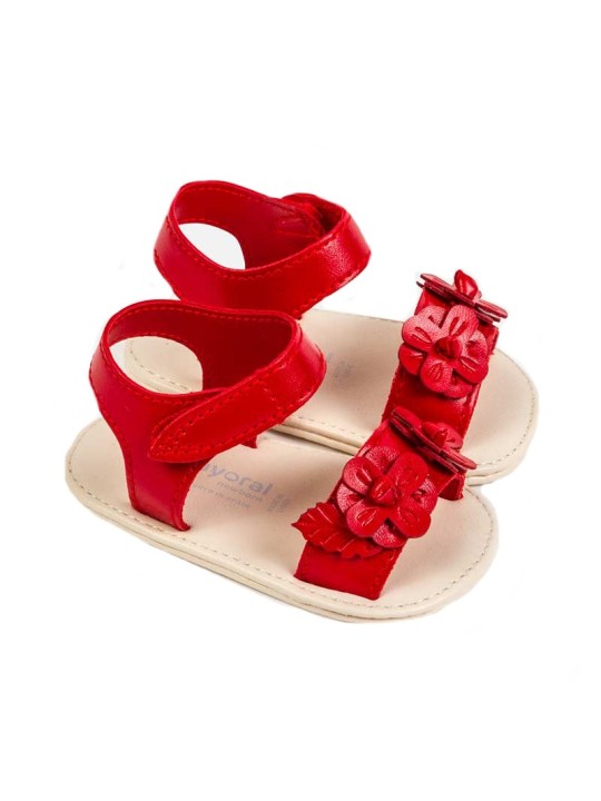 MAYORAL NEWBORN BUTY BUCIKI NIECHODKI DLA DZIEWCZYNKI SANDAŁKI CZERWONE 9287