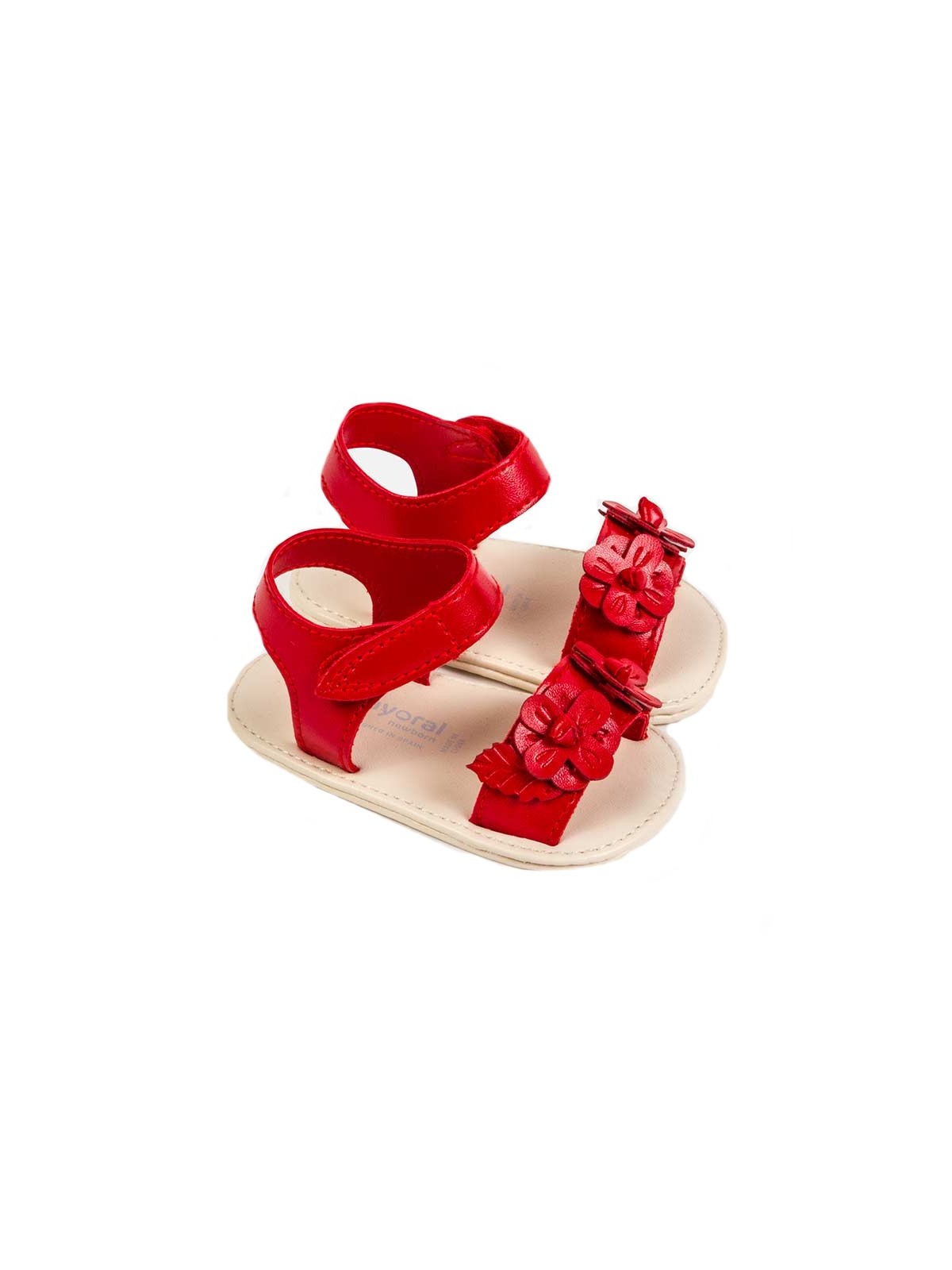 MAYORAL NEWBORN BUTY BUCIKI NIECHODKI DLA DZIEWCZYNKI SANDAŁKI CZERWONE 9287