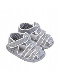 MAYORAL NEWBORN BUTY BUCIKI NIECHODKI DLA DZIECKA SANDAŁKI SZARE 9271/69