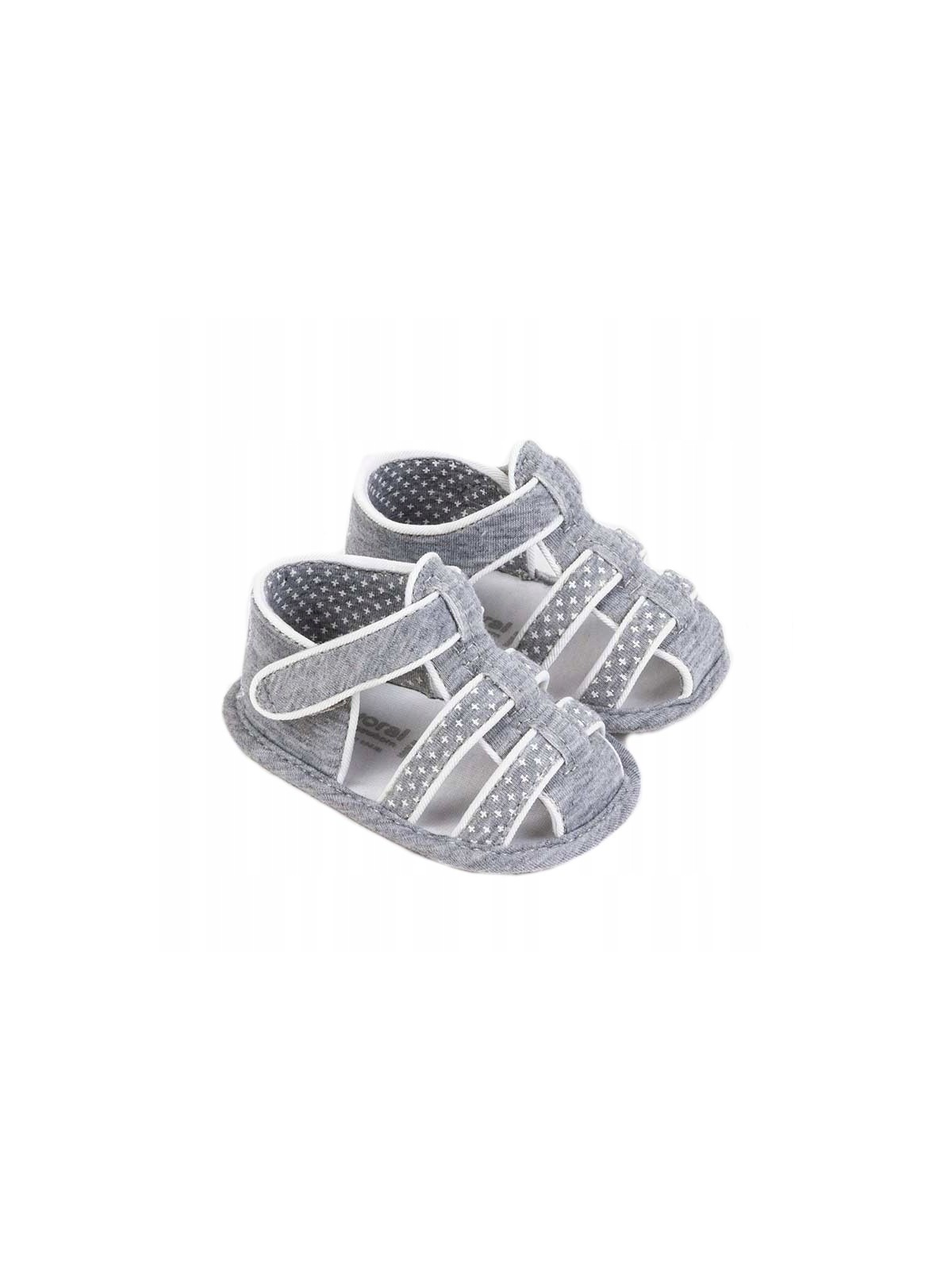 MAYORAL NEWBORN BUTY BUCIKI NIECHODKI DLA DZIECKA SANDAŁKI SZARE 9271/69