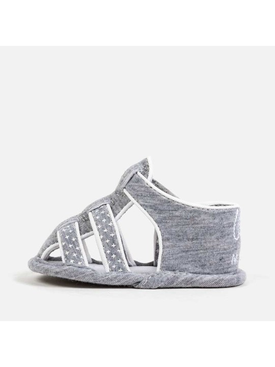 MAYORAL NEWBORN BUTY BUCIKI NIECHODKI DLA DZIECKA SANDAŁKI SZARE 9271/69