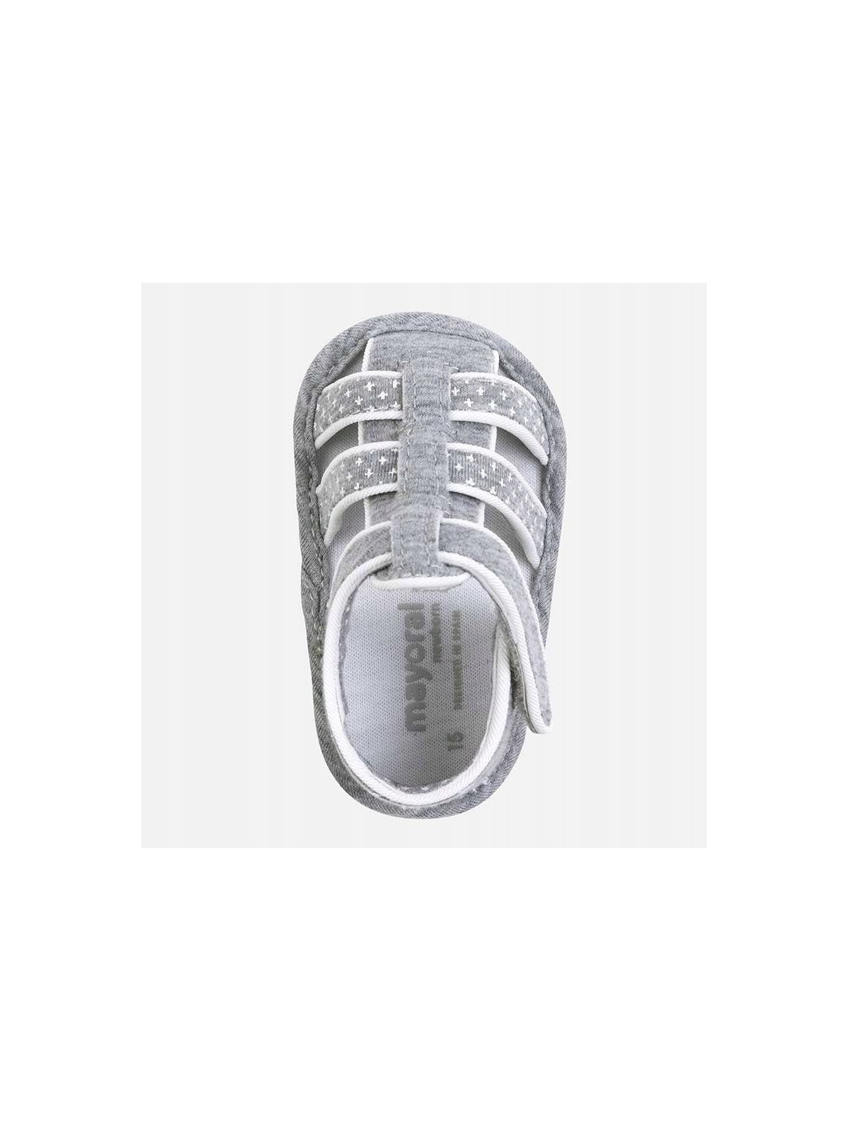 MAYORAL NEWBORN BUTY BUCIKI NIECHODKI DLA DZIECKA SANDAŁKI SZARE 9271/69
