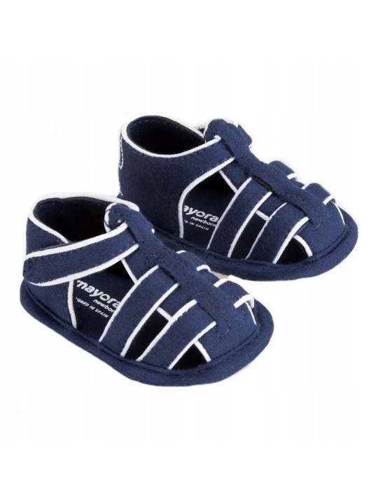 MAYORAL NEWBORN BUTY BUCIKI NIECHODKI DLA DZIECKA SANDAŁKI GRANAT 9271/74