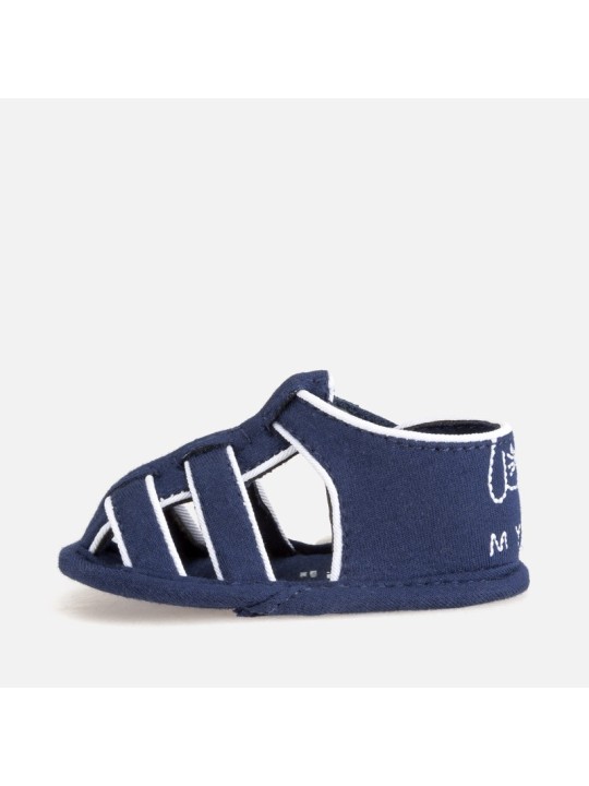 MAYORAL NEWBORN BUTY BUCIKI NIECHODKI DLA DZIECKA SANDAŁKI GRANAT 9271/74