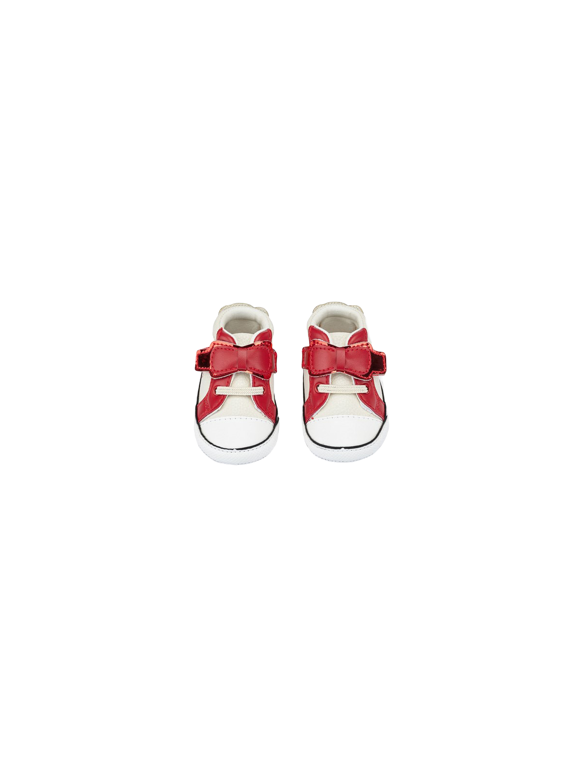MAYORAL NEWBORN BUTY BUCIKI NIECHODKI KREM CZERWONY  9573/27