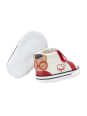 MAYORAL NEWBORN BUTY BUCIKI NIECHODKI KREM CZERWONY  9573/27