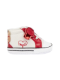 MAYORAL NEWBORN BUTY BUCIKI NIECHODKI KREM CZERWONY  9573/27