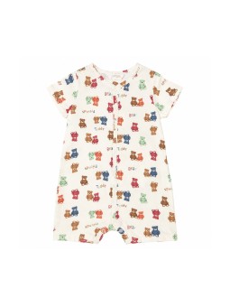 MAYORAL NEWBORN RAMPERS PAJAC DLA NIEMOWLĘCIA KREMOWY W MISIE  1719/74
