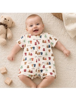 MAYORAL NEWBORN RAMPERS PAJAC DLA NIEMOWLĘCIA KREMOWY W MISIE  1719/74