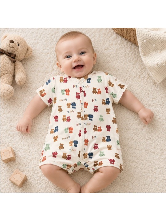 MAYORAL NEWBORN RAMPERS PAJAC DLA NIEMOWLĘCIA KREMOWY W MISIE  1719/74