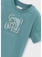 MAYORAL T-SHIRT BLUZKA KOSZULKA NA KRÓTKI RĘKAW DLA CHŁOPCA ZIELEŃ  3058/21