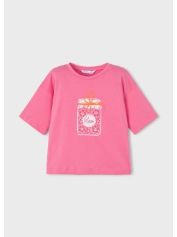 MAYORAL BLUZKA T-SHIRT KOSZULKA NA KRÓTKI RĘKAW DLA DZIEWCZYNKI 3016/26