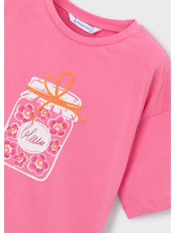 MAYORAL BLUZKA T-SHIRT KOSZULKA NA KRÓTKI RĘKAW DLA DZIEWCZYNKI 3016/26