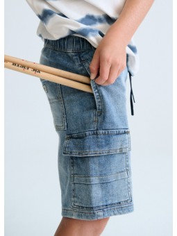 MAYORAL NUKUTAVAKE  KRÓTKIE SPODENKI DLA CHŁOPCA JEANS 6218/32