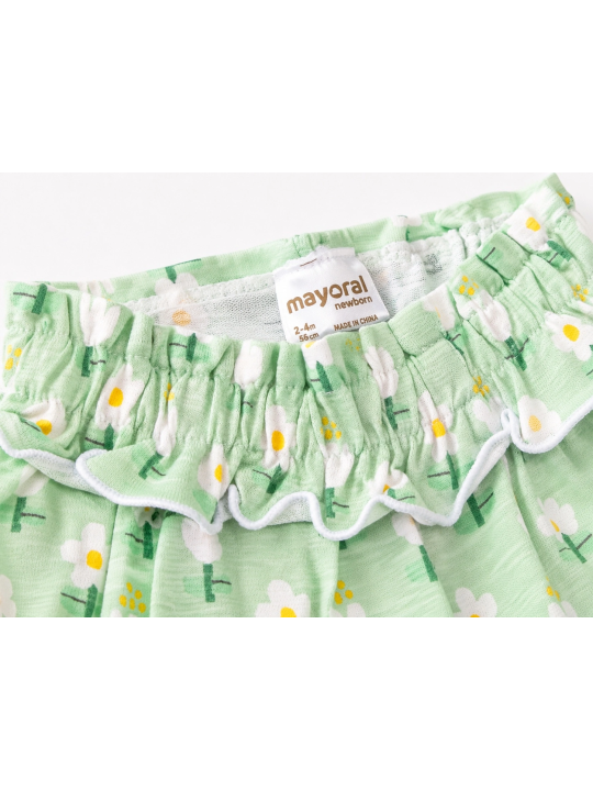 MAYORAL NEWBORN KOMPLET BODY NA KRÓTKI RĘKAW PLUS SPODENKI 1640/47