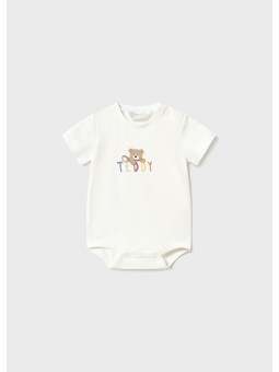 MAYORAL NEWBORN KOMPLET BLUZA ROZPINANA W MISIE BODY SPODNIE DRESOWE 1891/89