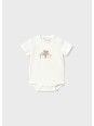 MAYORAL NEWBORN KOMPLET BLUZA ROZPINANA W MISIE BODY SPODNIE DRESOWE 1891/89