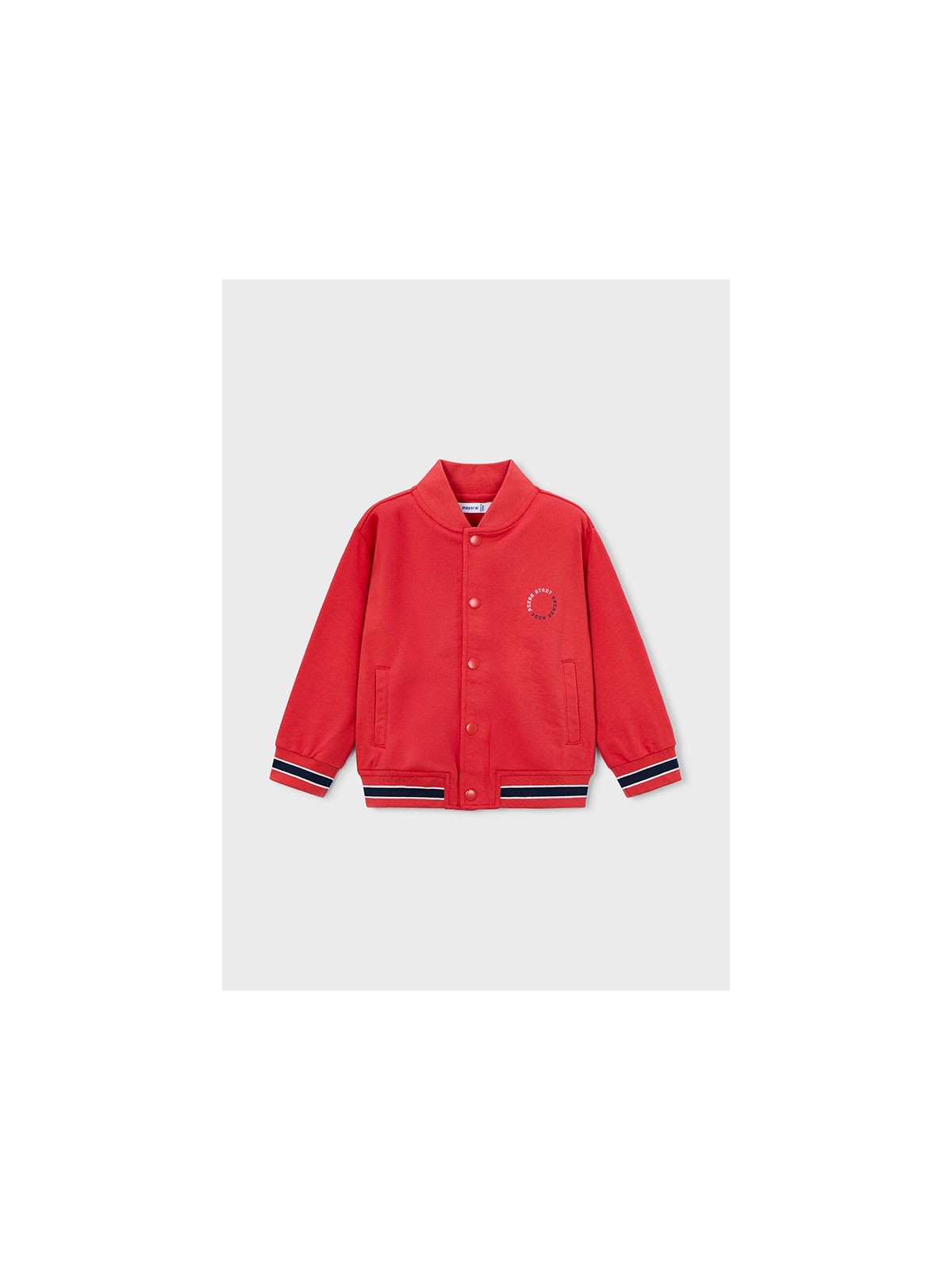 MAYORAL BLUZA ROZPINANA DLA CHŁOPCA TYPU BOMBER CZERWIEŃ  3440 /91