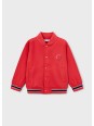 MAYORAL BLUZA ROZPINANA DLA CHŁOPCA TYPU BOMBER CZERWIEŃ  3440 /91