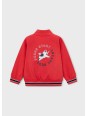 MAYORAL BLUZA ROZPINANA DLA CHŁOPCA TYPU BOMBER CZERWIEŃ  3440 /91