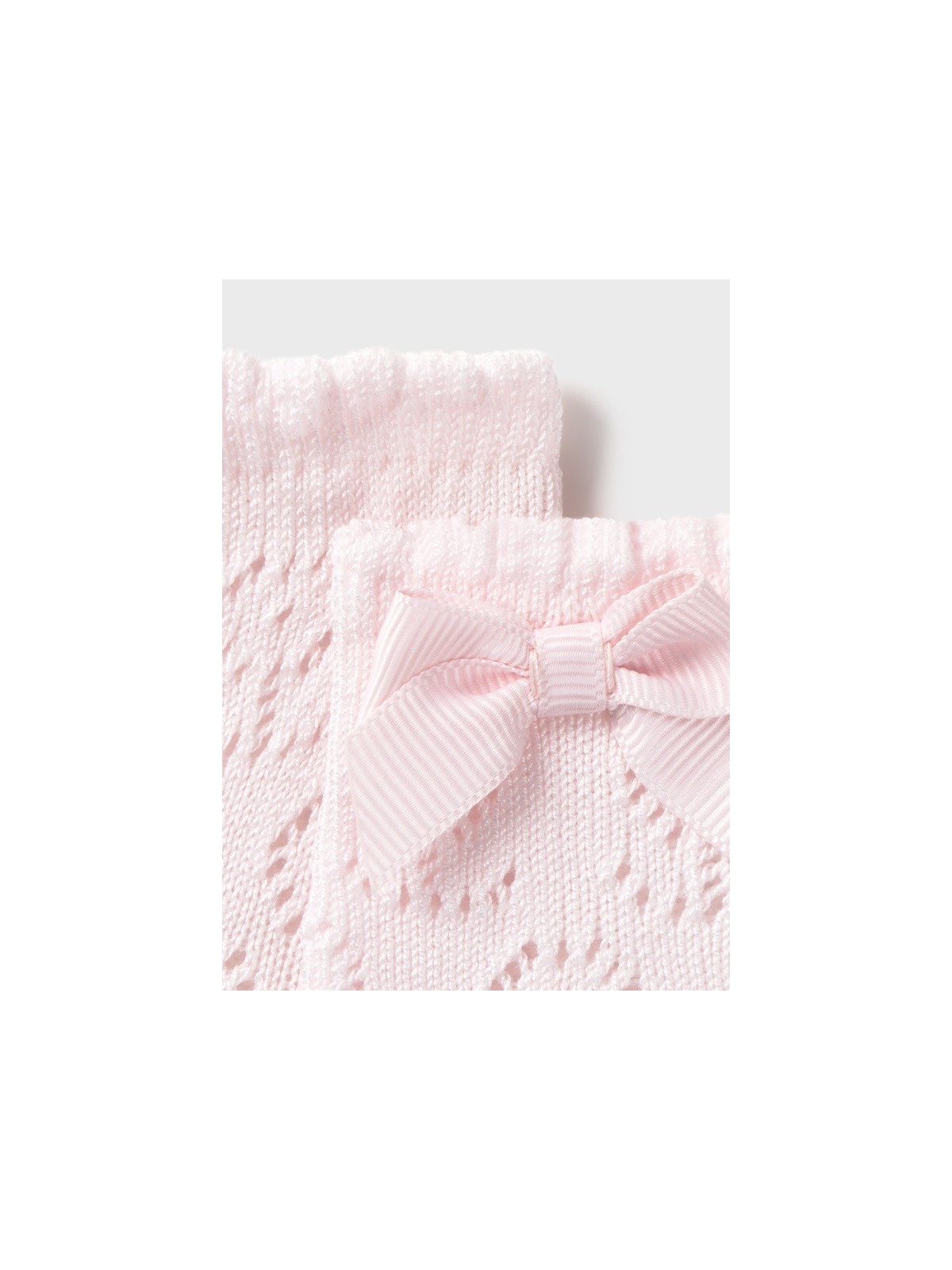 MAYORAL NEWBORN SKARPETKI OZDOBNE DLA DZIEWCZYNKI KOKARDKA 9053/42