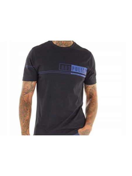 POLICE MILANO T-SHIRT KOSZULKA BLUZKA NA KRÓTKI RĘKAW  GARANAT 109492