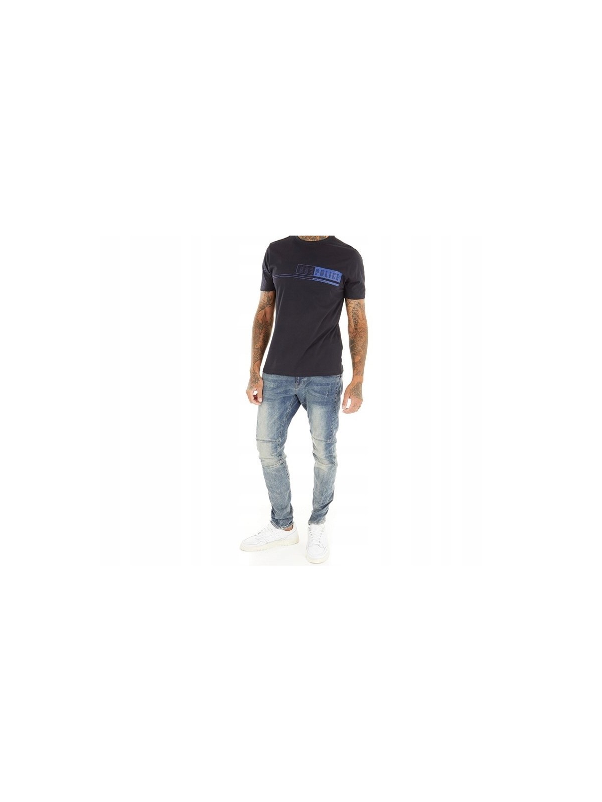 POLICE MILANO T-SHIRT KOSZULKA BLUZKA NA KRÓTKI RĘKAW  GARANAT 109492