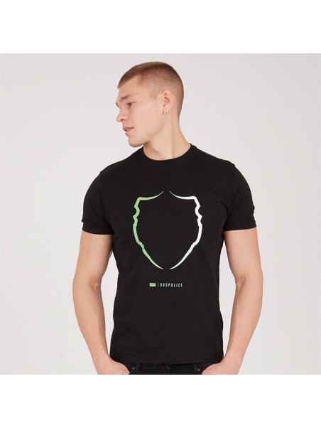 POLICE MILANO T-SHIRT KOSZULKA BLUZKA NA KRÓTKI RĘKAW  CZARNA 107720