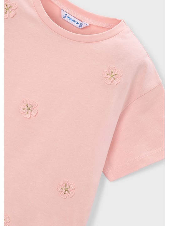MAYORAL BLUZKA T-SHIRT KOSZULKA NA KRÓTKI RĘKAW DLA DZIEWCZYNKI 3013/12