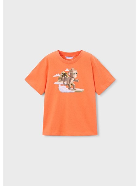 MAYORAL T-SHIRT KOSZULKA NA KRÓTKI RĘKAW DLA CHŁOPCA PRINT NADRUK 3077/84