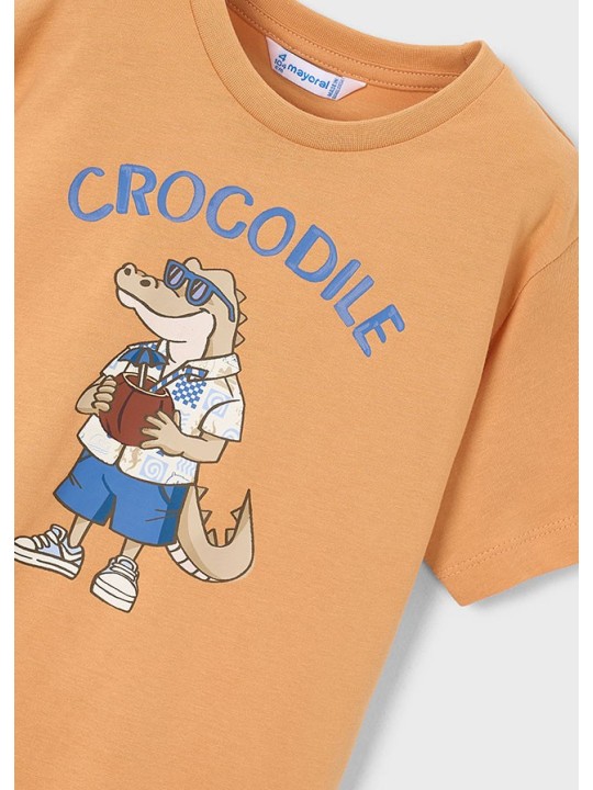 MAYORAL T-SHIRT KOSZULKA NA KRÓTKI RĘKAW DLA CHŁOPCA PRINT NADRUK 3062/31
