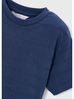 MAYORAL T-SHIRT BLUZKA KOSZULKA NA KRÓTKI RĘKAW DLA CHŁOPCA GRANAT 3061/58
