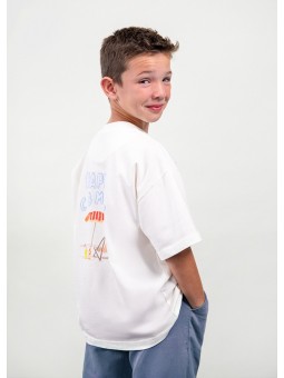 MAYORAL T-SHIRT BLUZKA KOSZULKA NA KRÓTKI RĘKAW THE BOSTON KIDS 6043/301