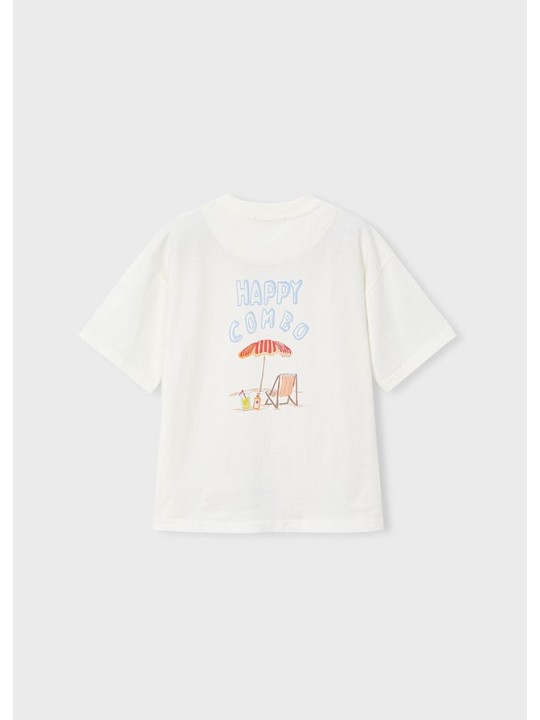 MAYORAL T-SHIRT BLUZKA KOSZULKA NA KRÓTKI RĘKAW THE BOSTON KIDS 6043/301