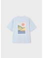 MAYORAL T-SHIRT BLUZKA KOSZULKA NA KRÓTKI RĘKAW THE BOSTON KIDS 6045/403