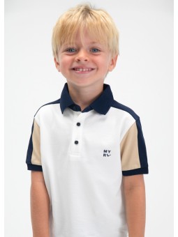 MAYORAL T-SHIRT BLUZKA KOSZULKA POLO DLA CHŁOPCA NA KRÓTKI RĘKAW 3109/41