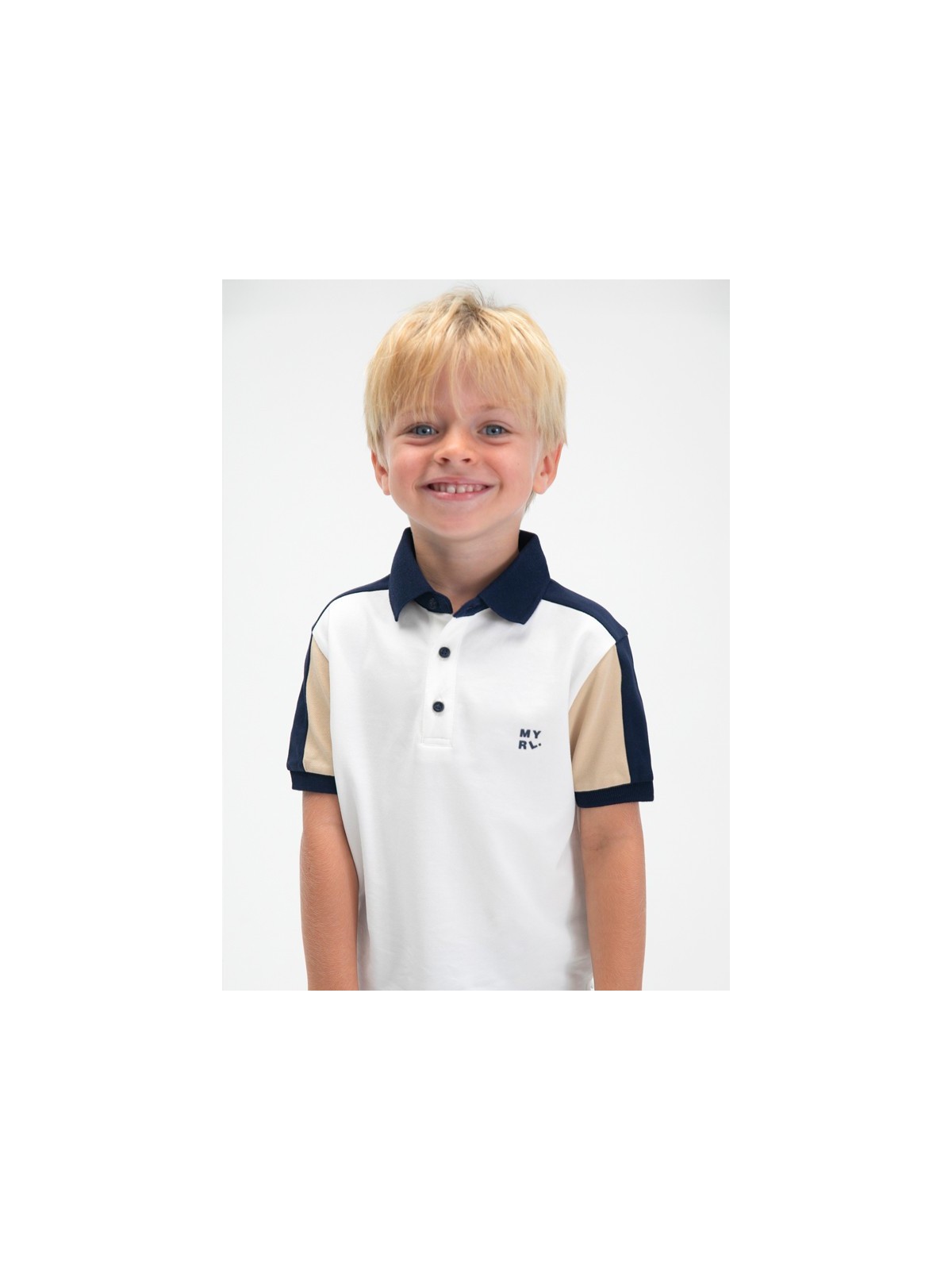MAYORAL T-SHIRT BLUZKA KOSZULKA POLO DLA CHŁOPCA NA KRÓTKI RĘKAW 3109/41