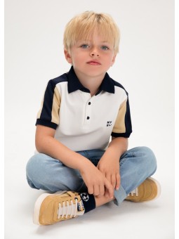 MAYORAL T-SHIRT BLUZKA KOSZULKA POLO DLA CHŁOPCA NA KRÓTKI RĘKAW 3109/41