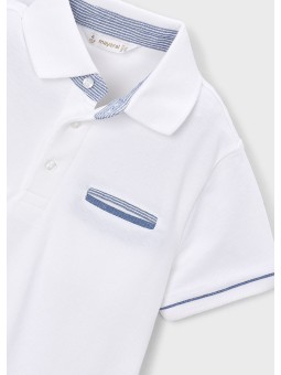 MAYORAL  T-SHIRT BLUZKA KOSZULKA POLO DLA CHŁOPCA NA KRÓTKI RĘKAW 3103/73